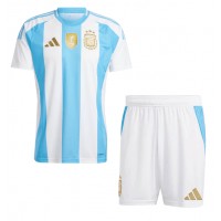 Argentina Hemmatröja Barn Copa America 2024 Kortärmad (+ Korta byxor)